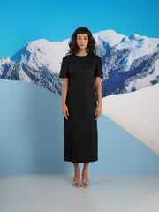 <b> Ghospell </b> Anya Seamed Midi Dress