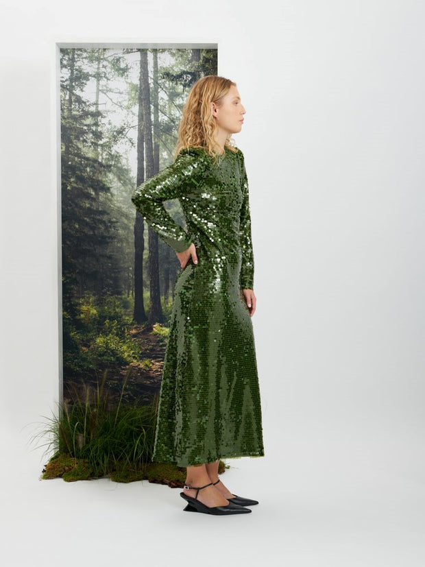 <b>Ghospell</b> Daria Sequin Midi Dress