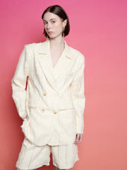 <b>Ghospell</b> Soleil Textured Blazer