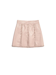 <b>Ghospell</b> Avery PU Studded Skirt