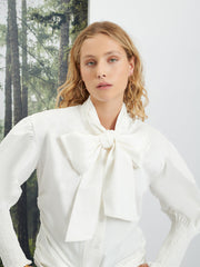 <b>Ghospell</b> Verity Double Bow Shirt