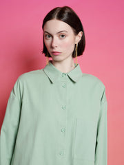 <b>Ghospell</b> Swayer Oversized Shirt