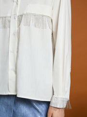 <b>Ghospell</b> Nira Fringe Shirt