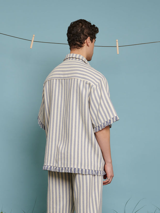 Cameron Fray Stripe Boxy Shirt