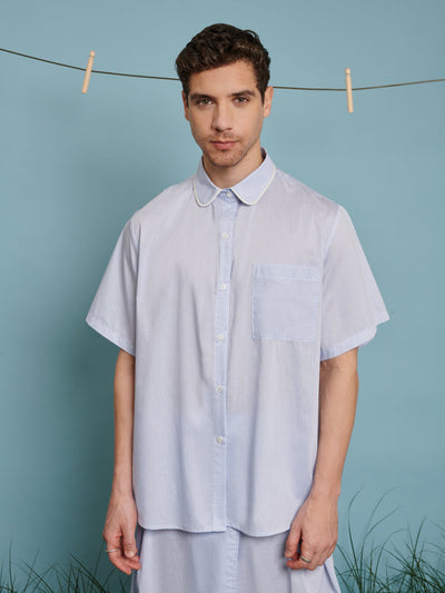 Cameron Pinstripe Boxy Shirt