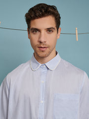 Cameron Pinstripe Boxy Shirt