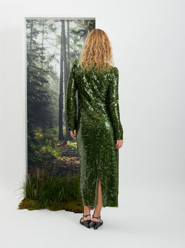 <b>Ghospell</b> Daria Sequin Midi Dress