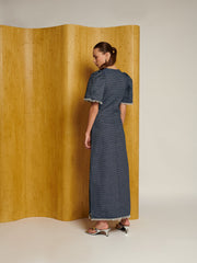 <b>Ghospell</b> Spencer Denim Midi Dress