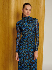 <b>Ghospell</b> Kinsley Floral Midi Dress