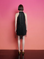 <b>Ghospell</b> Frida Fringe Mini Dress