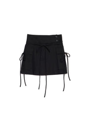 <b>Ghospell</b> Beatrice Cargo Mini Skirt