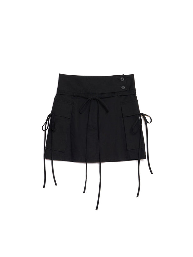 <b>Ghospell</b> Beatrice Cargo Mini Skirt