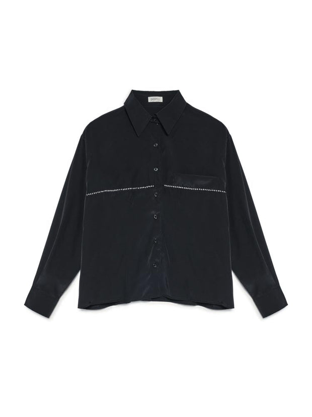 <b>Ghospell</b> Indra Topstitch Shirt