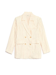 <b>Ghospell</b> Soleil Textured Blazer