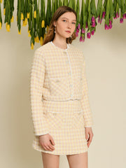 <b>DREAM</b> Meadow Check Tweed Jacket