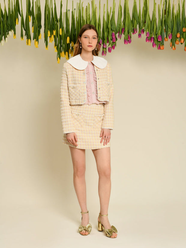 <b>DREAM</b> Meadow Check Tweed Jacket