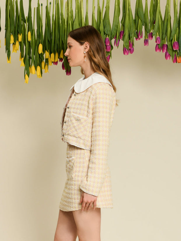 <b>DREAM</b> Meadow Check Tweed Jacket