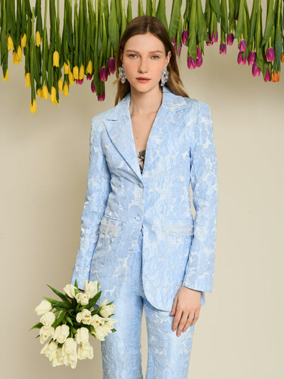 <b>DREAM</b> Fleur Jacquard Embellished Blazer