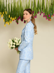 <b>DREAM</b> Fleur Jacquard Embellished Blazer