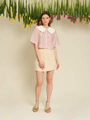 <b>DREAM</b> Meadow Check Tweed Skirt