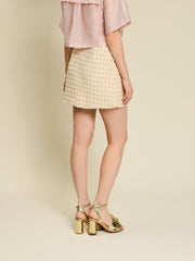 <b>DREAM</b> Meadow Check Tweed Skirt