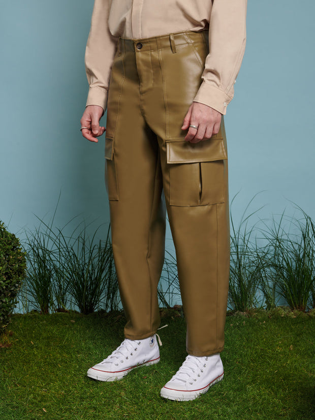 Miller PU Cargo Trousers